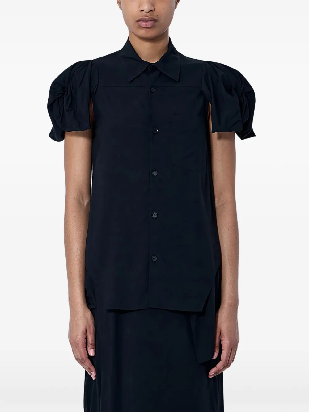 Limi Feu puff-sleeve shirt - Schwarz