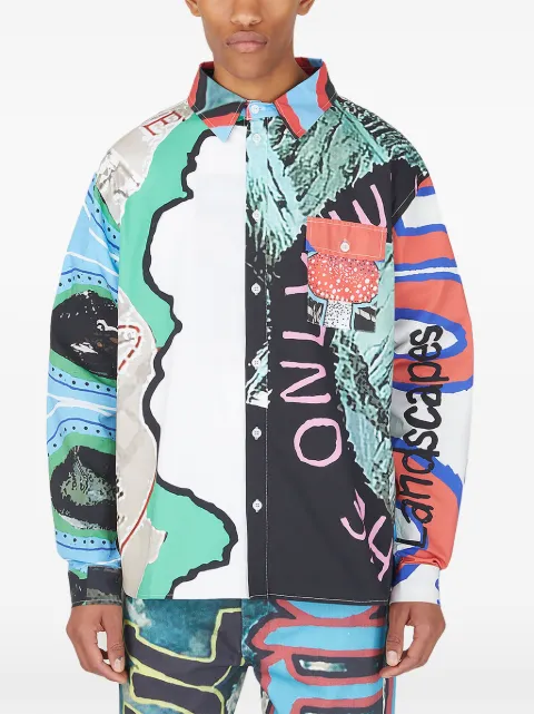 DRx x STEFAN MEIER x LN-CC graphic-print button-up shirt