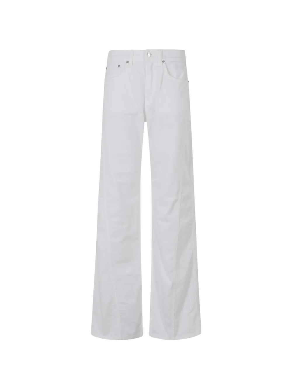 Department 5 Jeans Resort a gamba ampia - Bianco