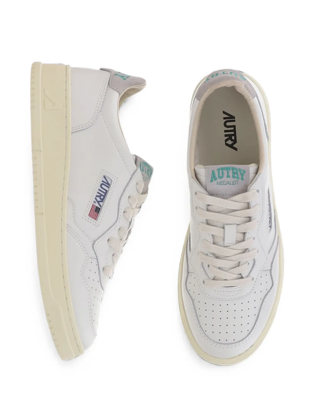 Autry Medalist leather sneakers Wit