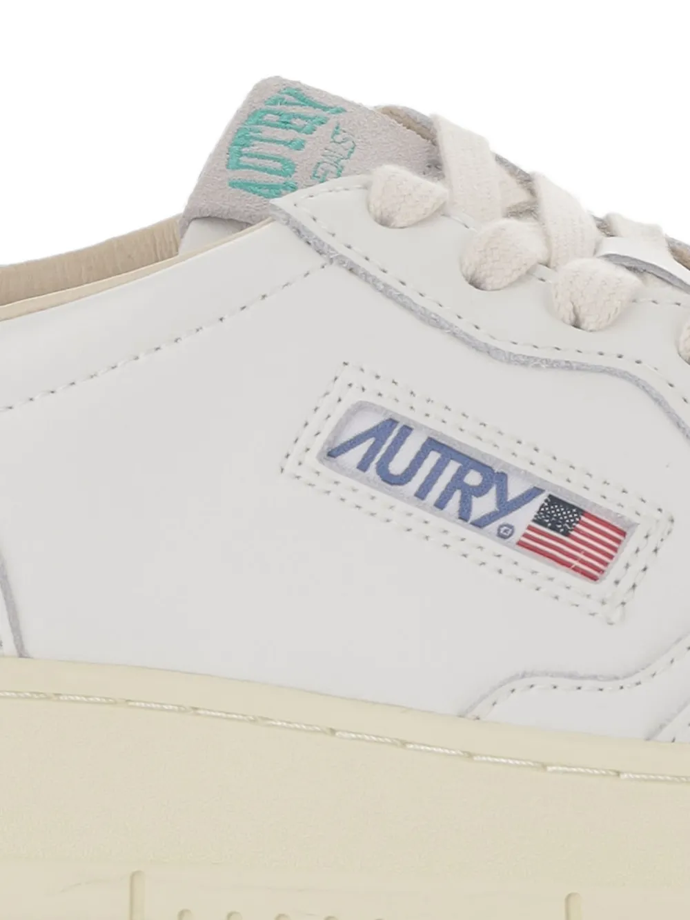 Autry Medalist leather sneakers Wit