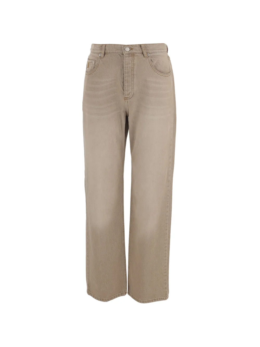 By Malene Birger washed-finish straight-leg jeans - Nude