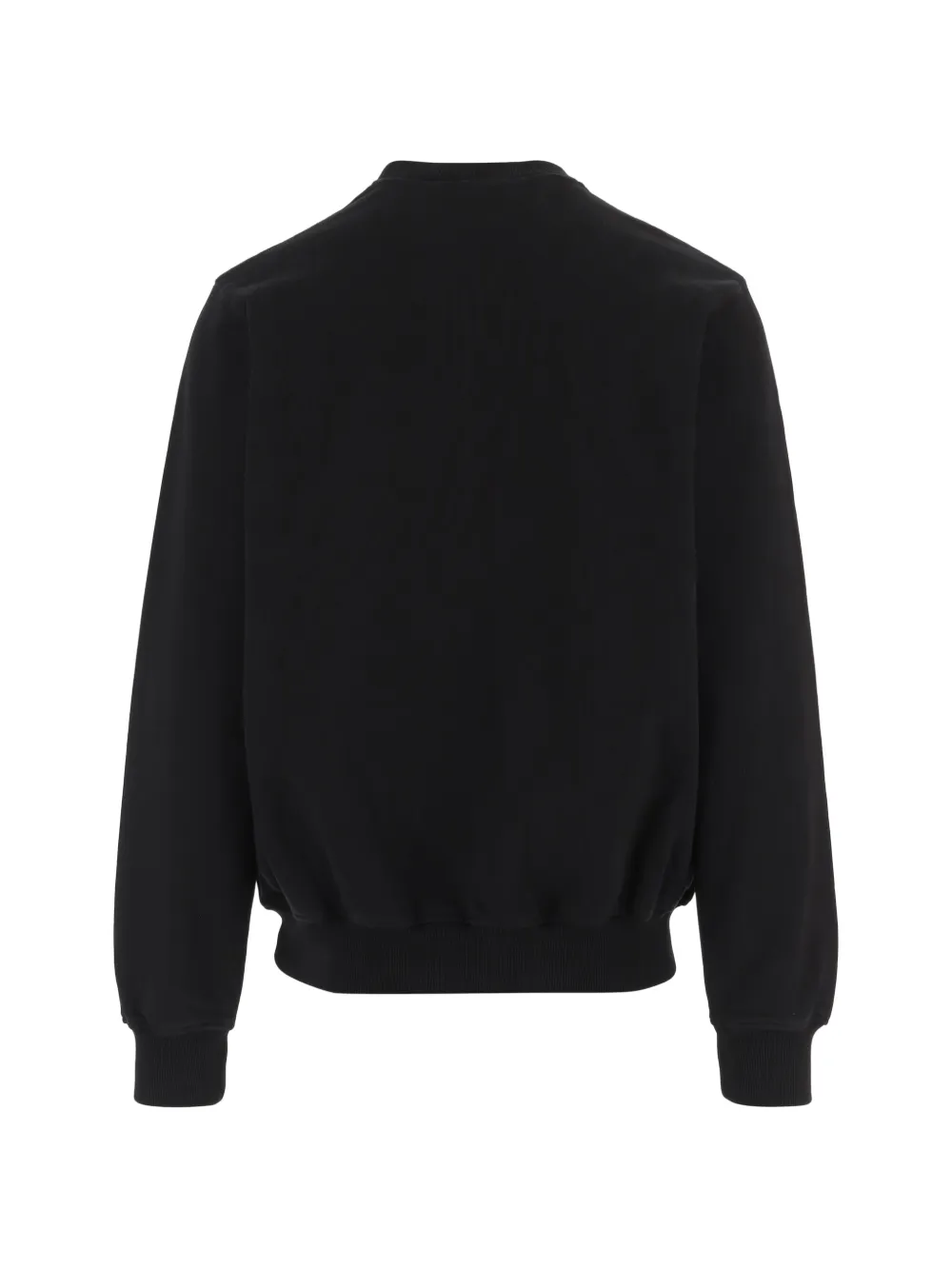 Casablanca Katoenen sweater met borduurwerk Zwart