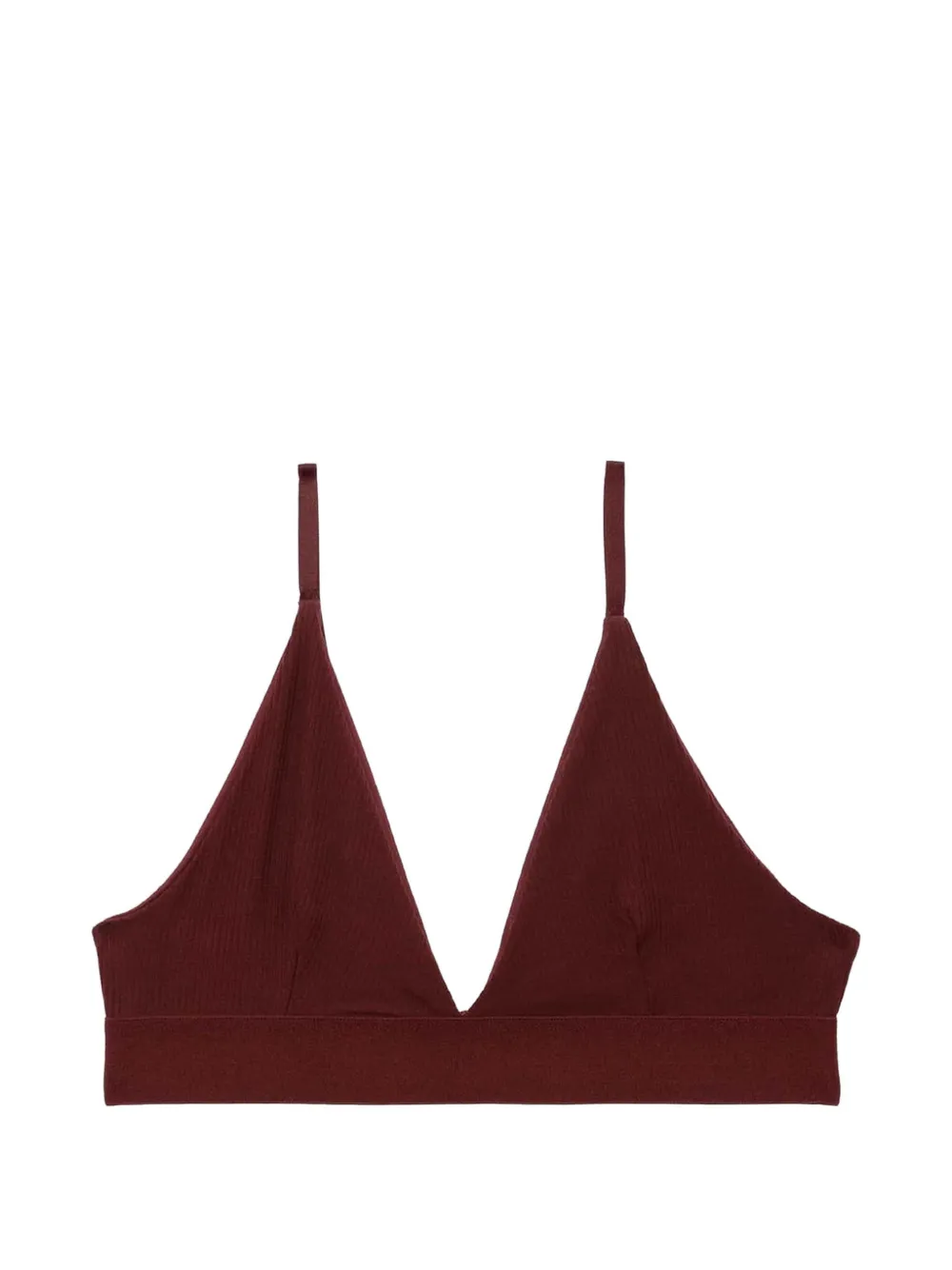 Baserange ribbed triangle bra