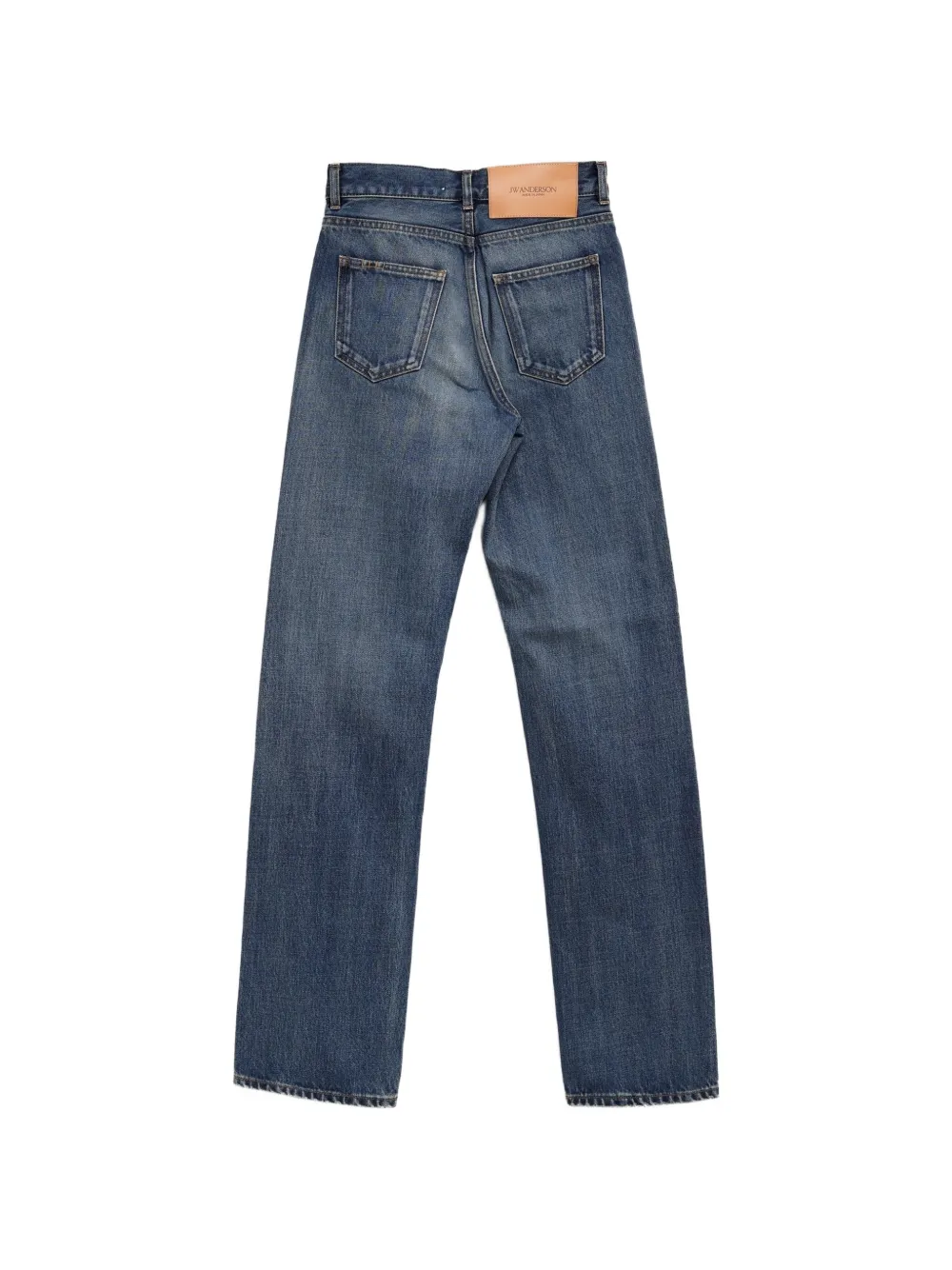 JW Anderson Gerafelde jeans Blauw