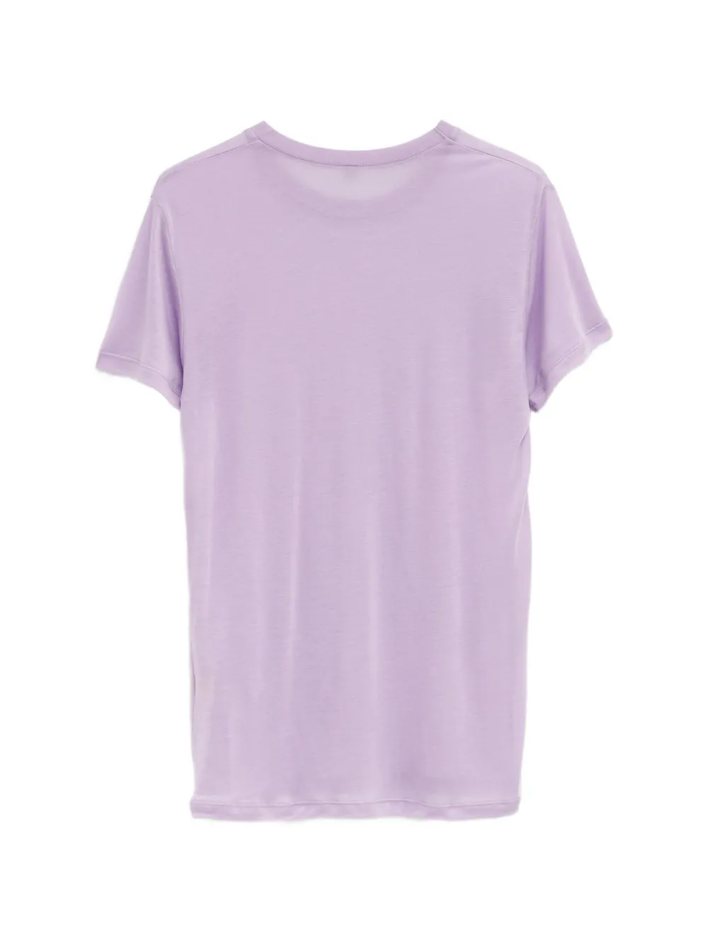 Baserange T-shirt met ronde hals Paars