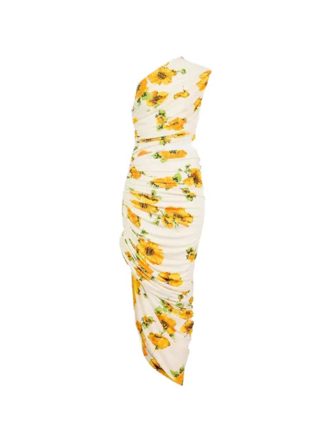 Alaïa floral-print midi dress