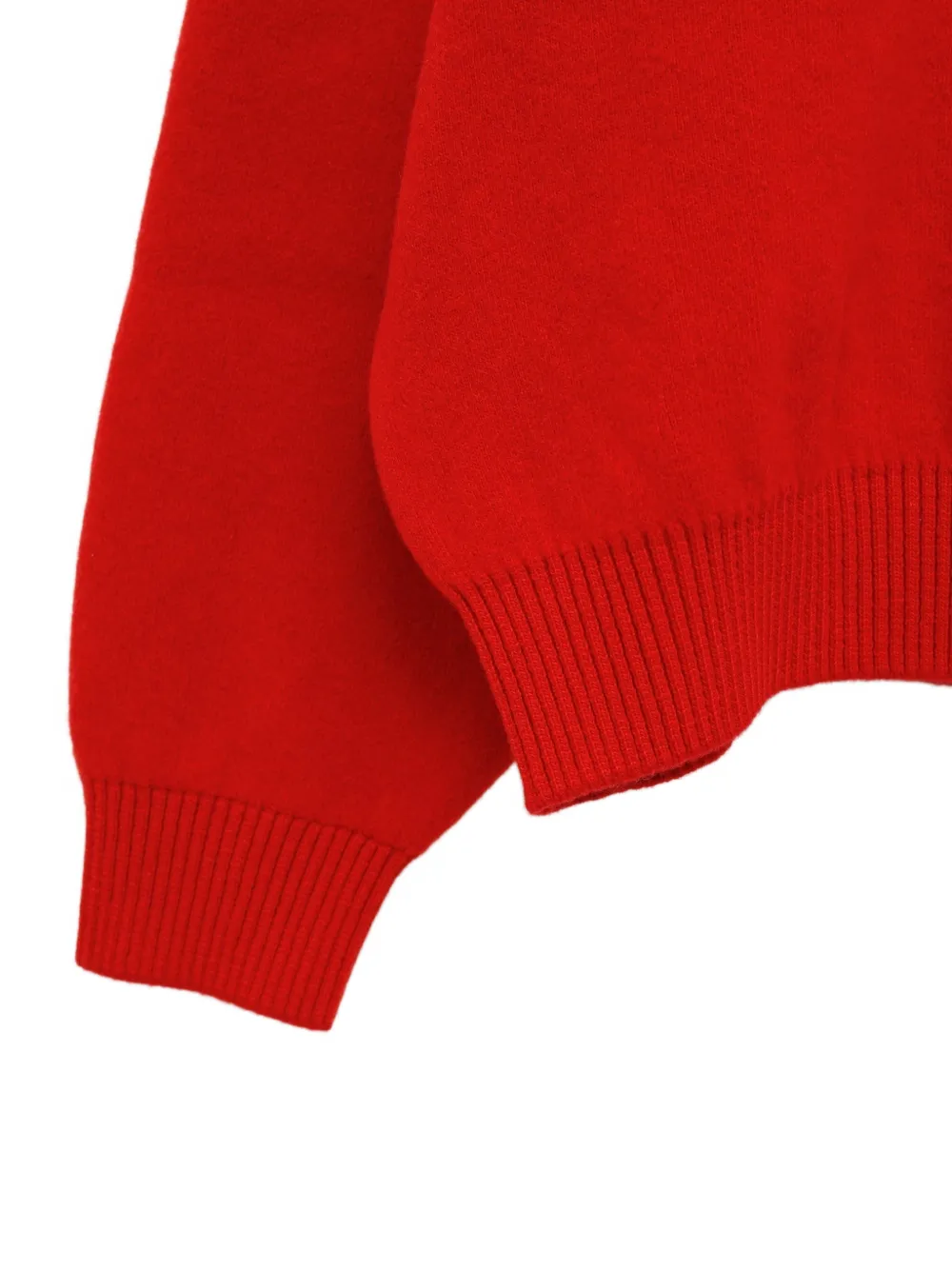 Jacquemus embroidered crew-neck sweater Rood