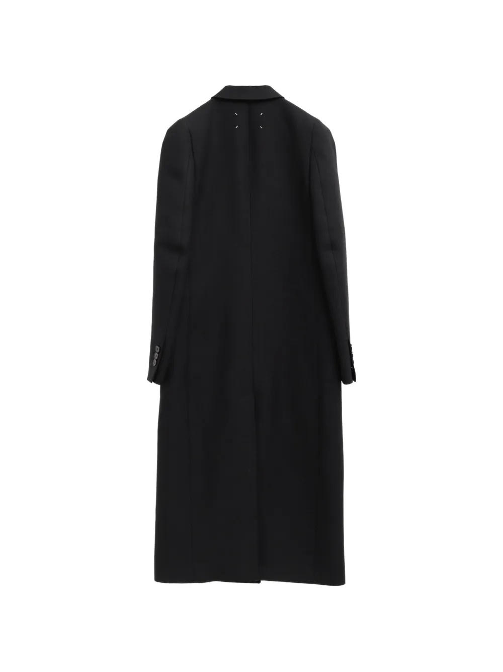 Maison Margiela Jas met dubbele rij knopen en stiksels Zwart