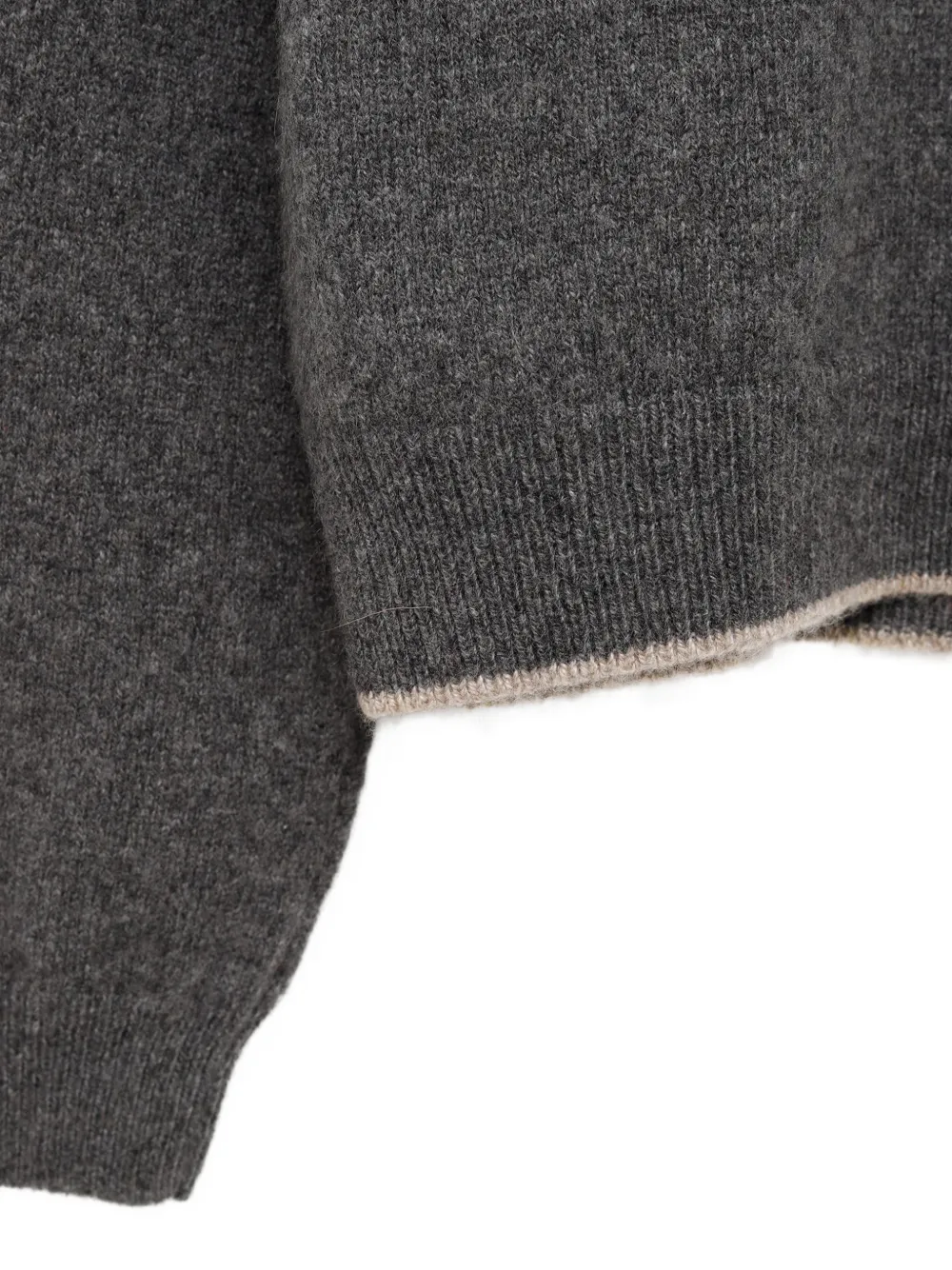 Jacquemus Coltrui met contrastbies Grijs