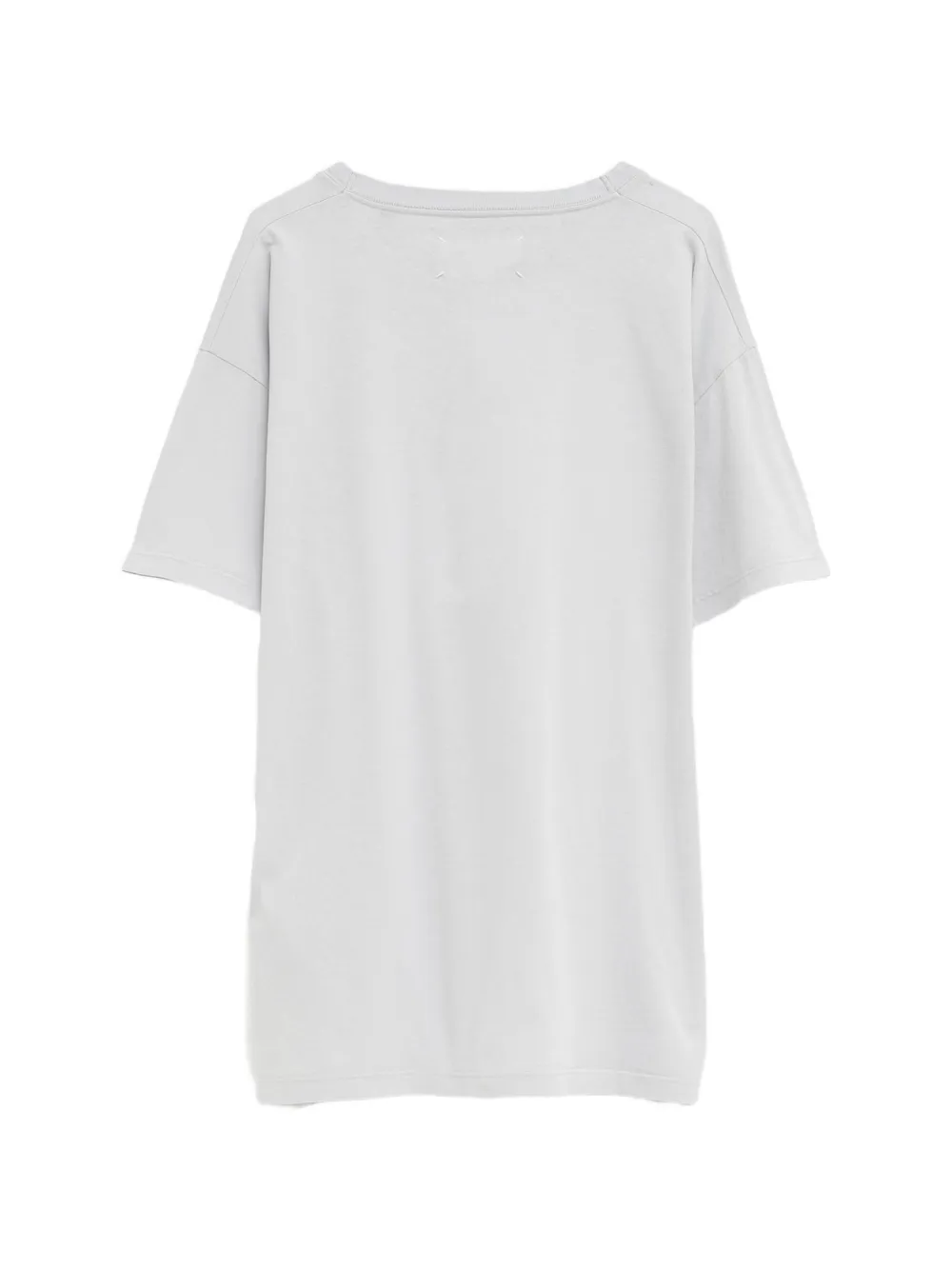 Maison Margiela T-shirt met logoprint en verlaagde schouders Grijs
