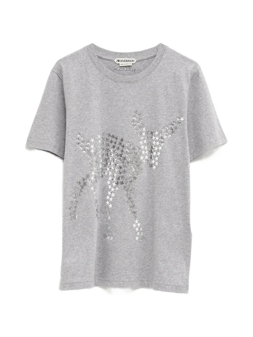 JW Anderson star-motif T-shirt - Grau