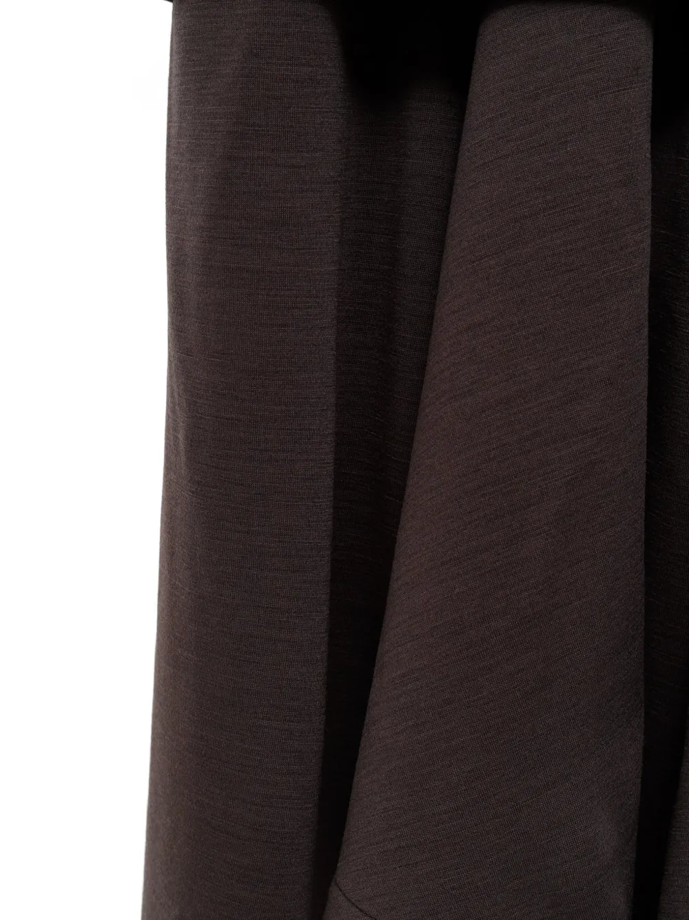 LEMAIRE Asymmetrische jurk Bruin
