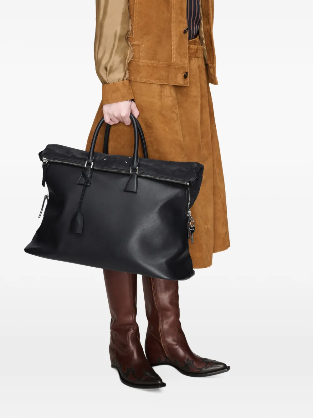Maison Margiela 5AC Soft XL shopper Zwart
