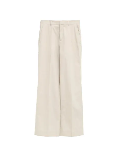 Acne Studios wide-leg pressed-crease trousers
