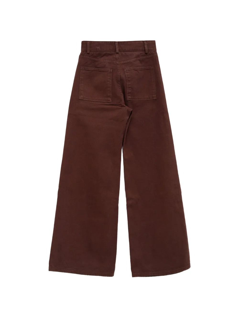 Baserange Tajo wide-leg trousers Bruin