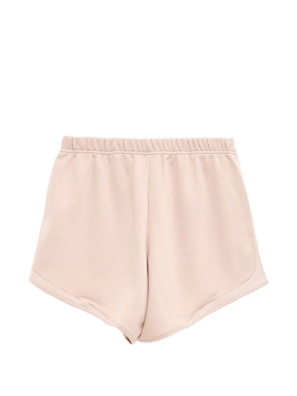 Baserange Ran elastische shorts met geribbelde afwerking Roze