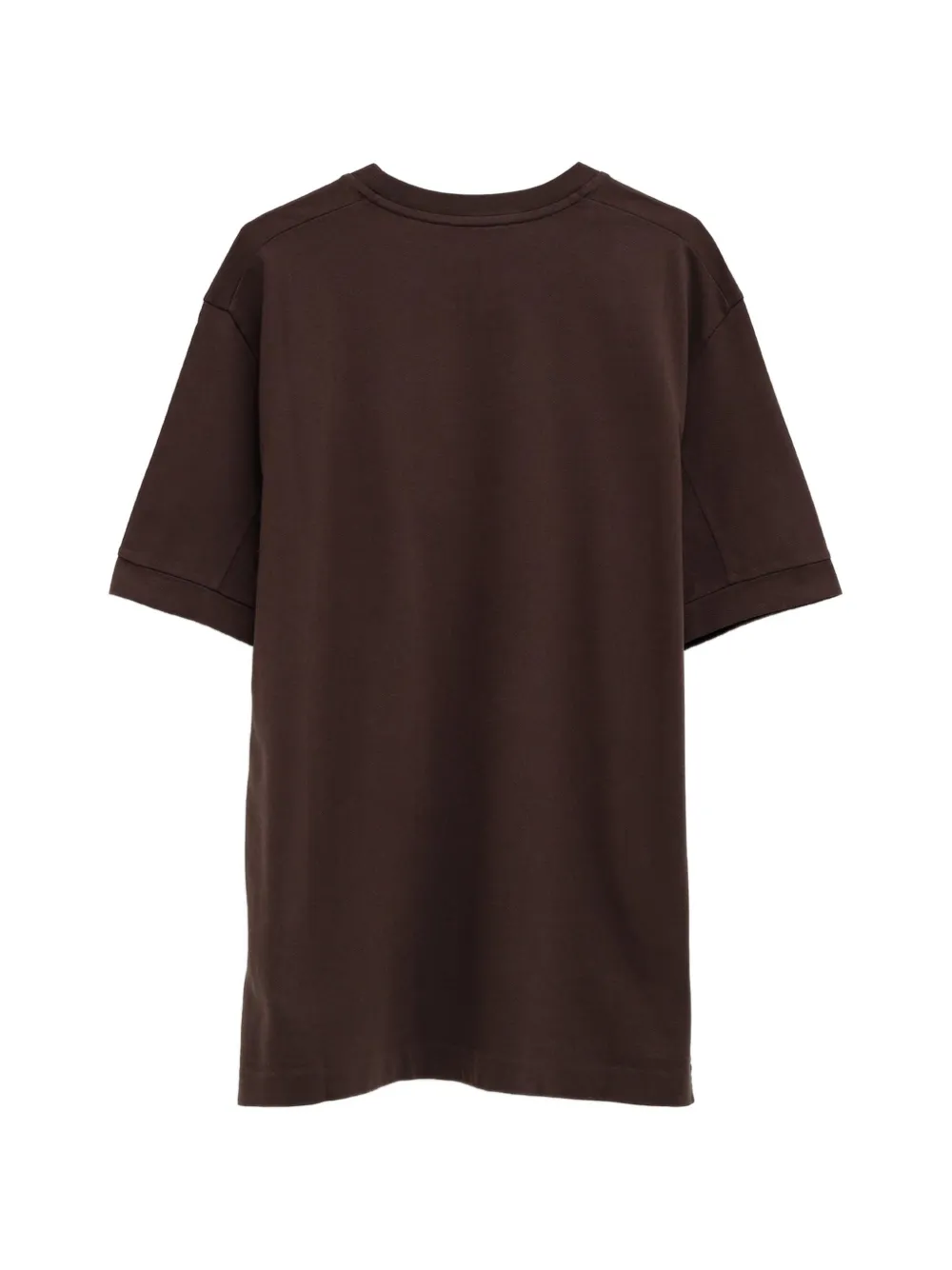 Jacquemus Montaigne T-shirt met logo-patch Bruin