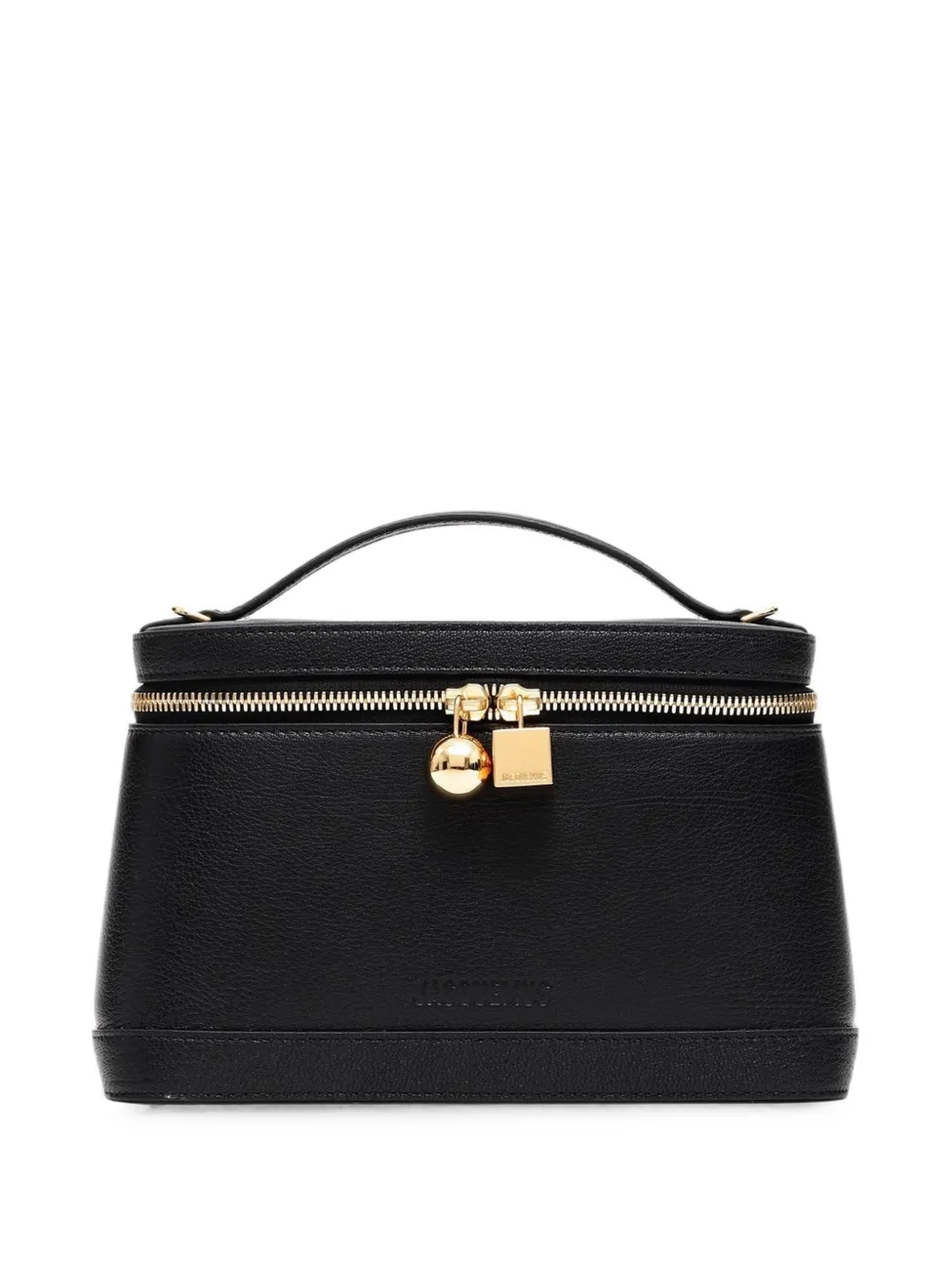 Jacquemus logo-plaque leather crossbody bag - Nero