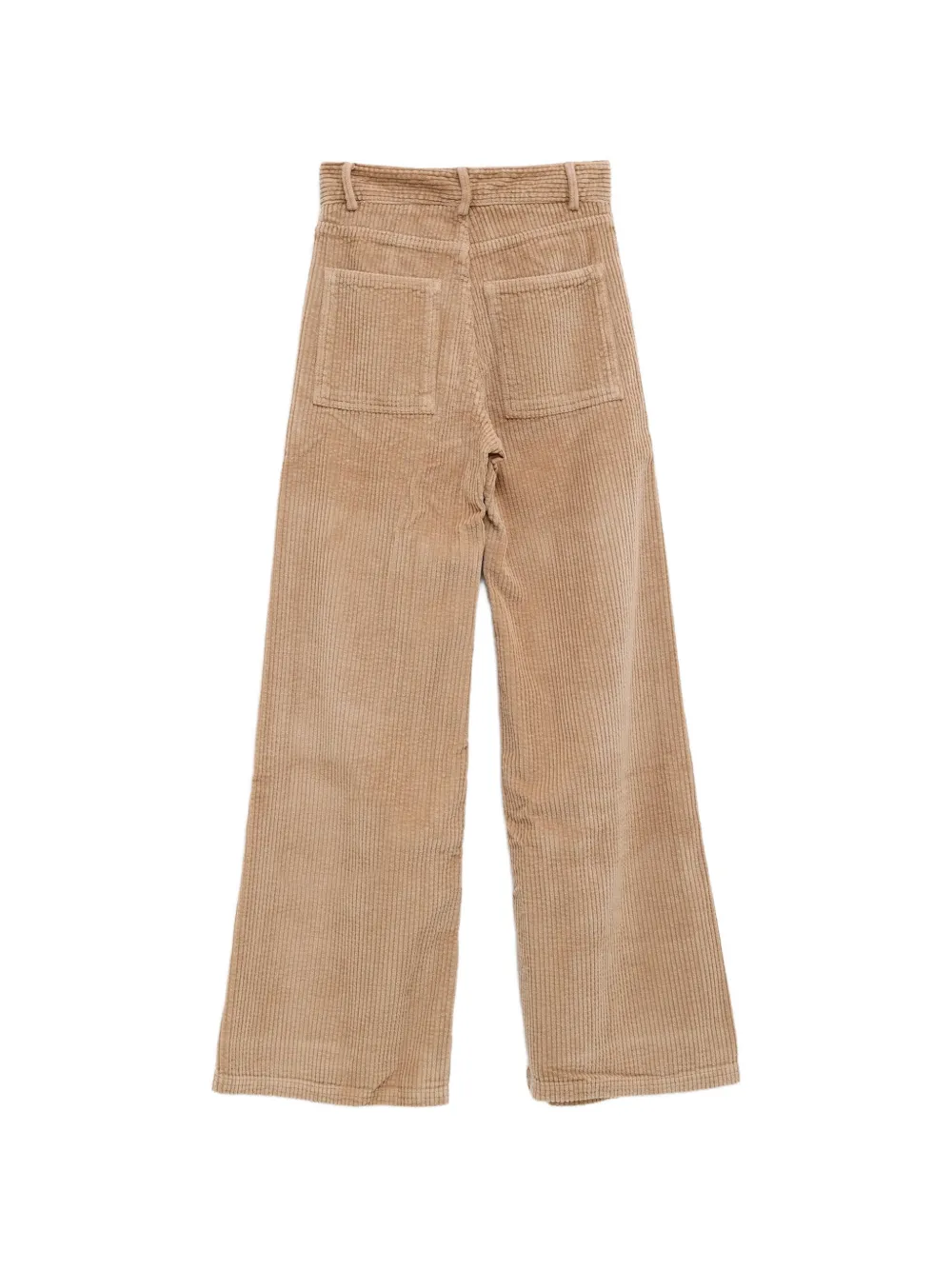 Baserange Broek met wijde pijpen Beige