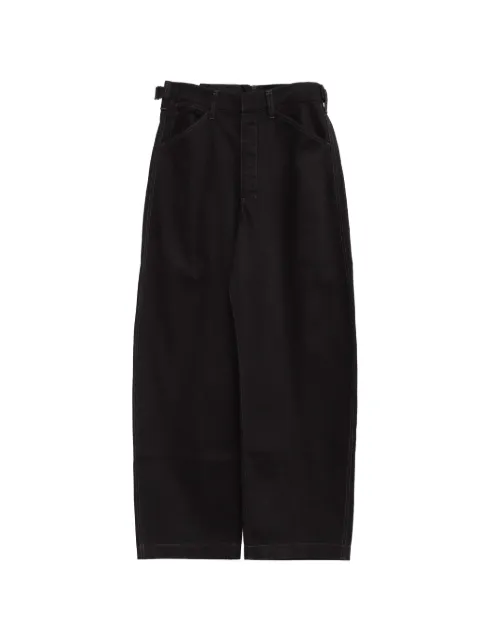 LEMAIRE contrast-stitch straight-leg trousers