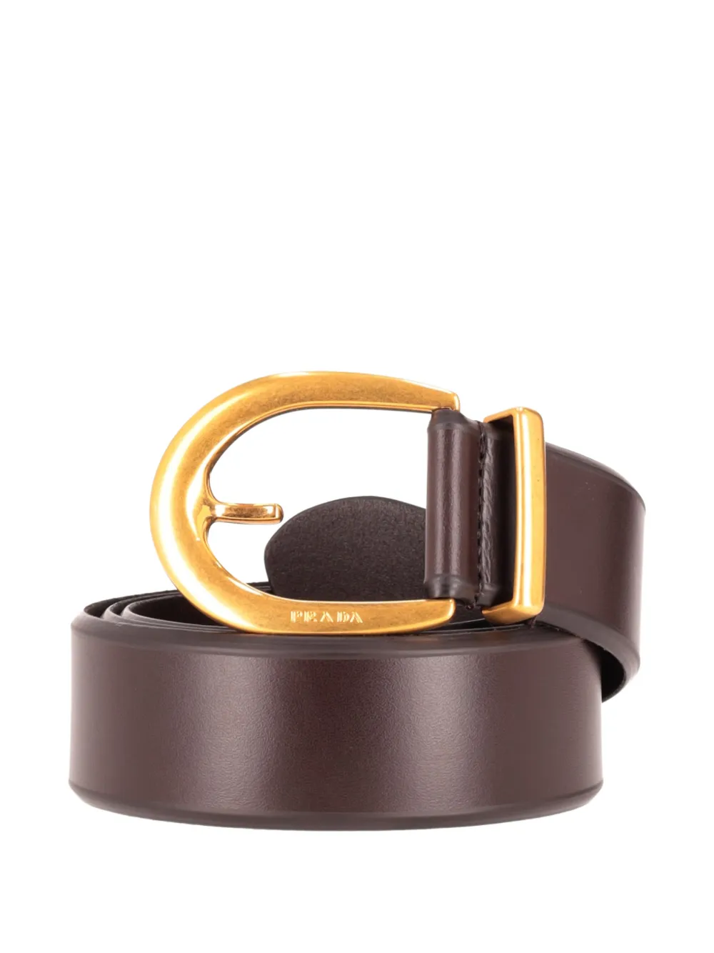 Prada Leren gespriem Bruin
