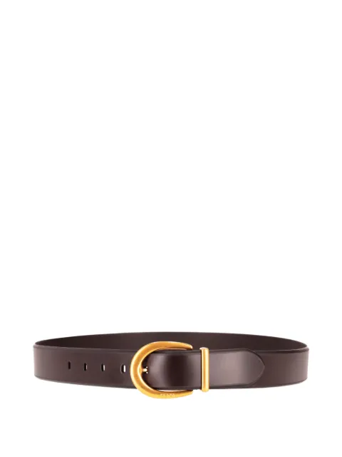Prada Cintura in pelle con fibbia