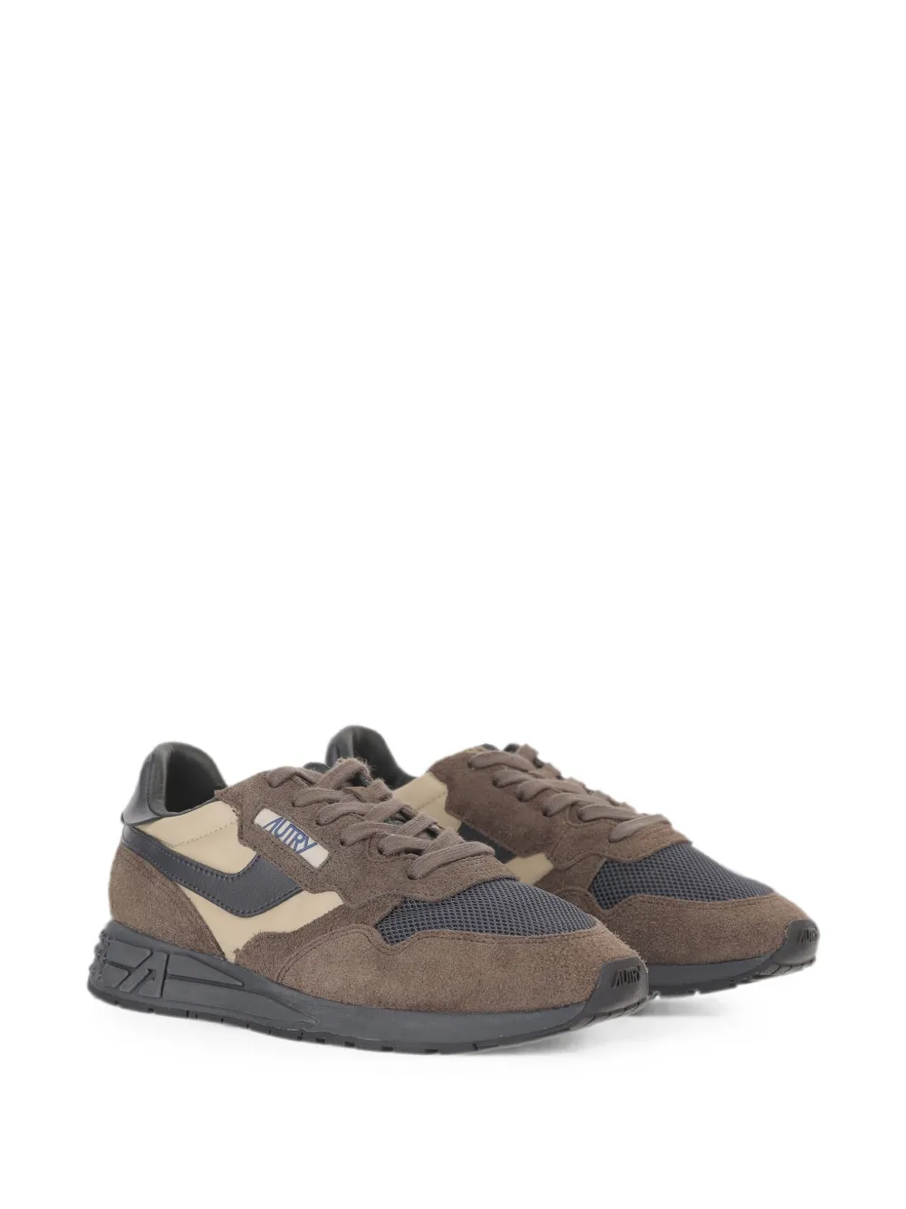 Autry logo-patch panelled sneakers Bruin
