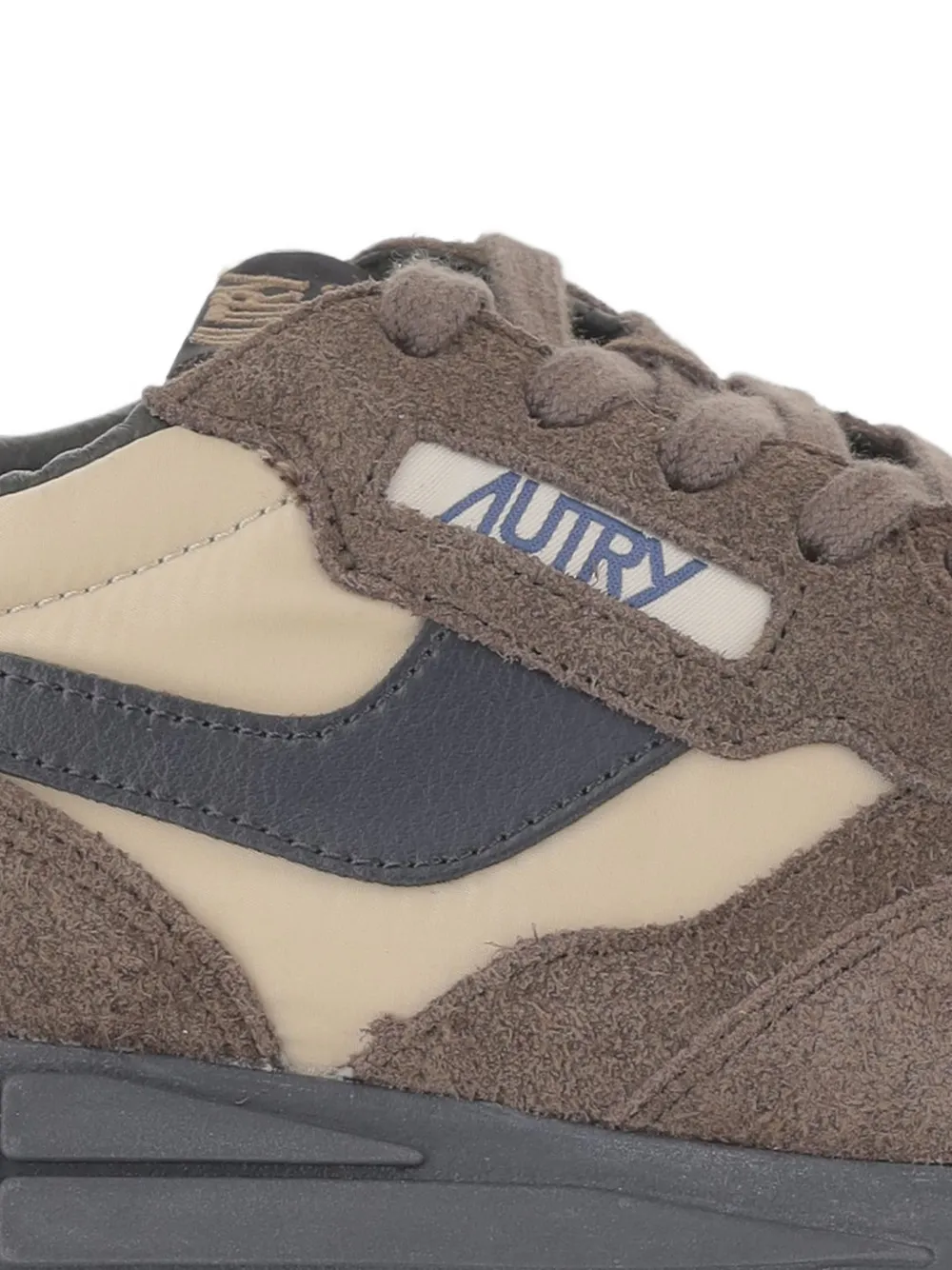 Autry logo-patch panelled sneakers Bruin