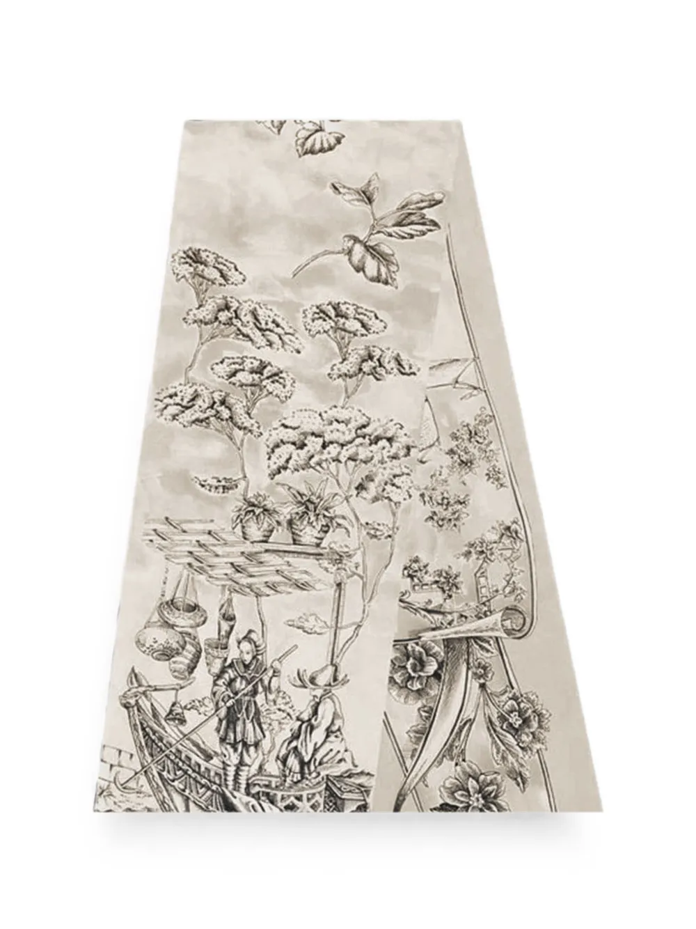 Ferragamo Voyage-print silk scarf - Toni neutri