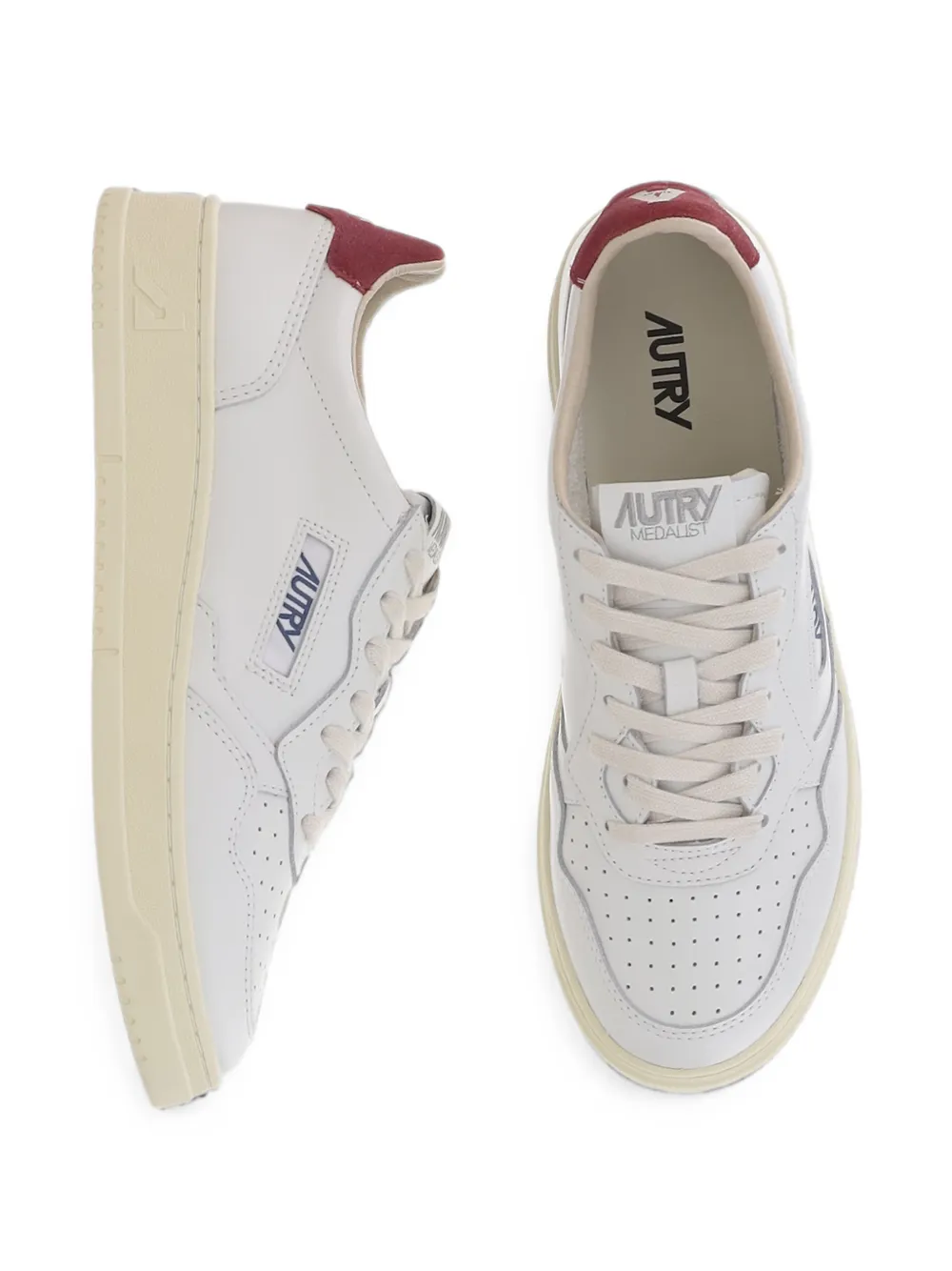 Autry Medalist leather sneakers Wit