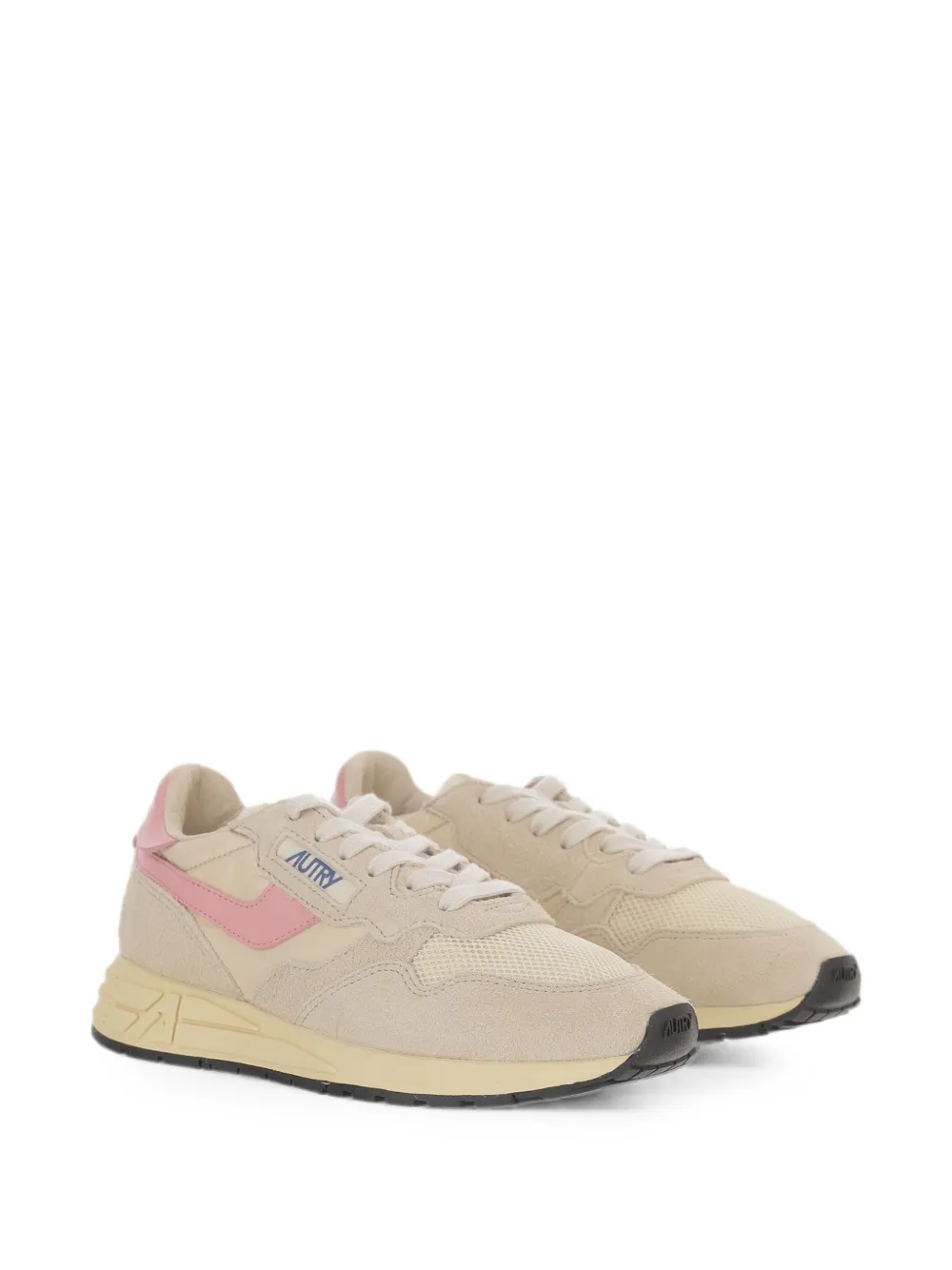 Autry panelled low-top sneakers Beige