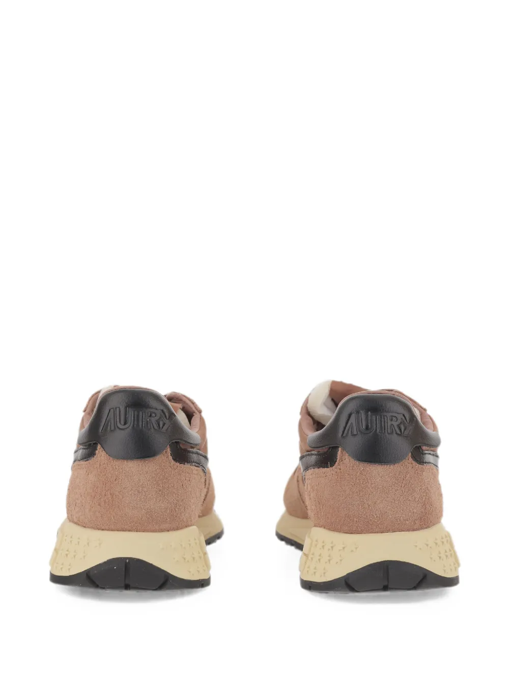 Autry Reelwind suede-panel sneakers Beige