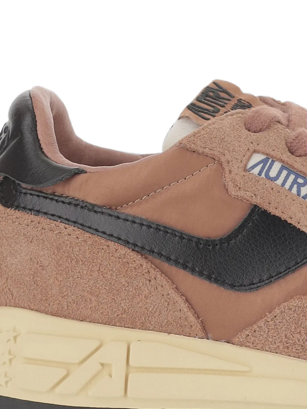 Autry Reelwind suede-panel sneakers Beige
