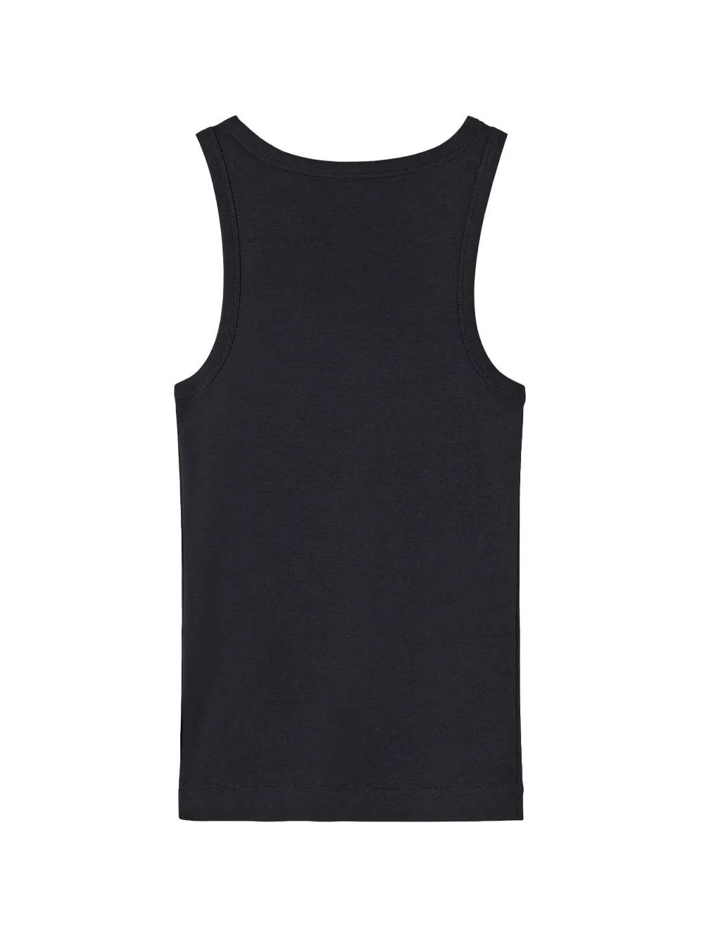 By Malene Birger Mani tanktop met geborduurd logo Zwart