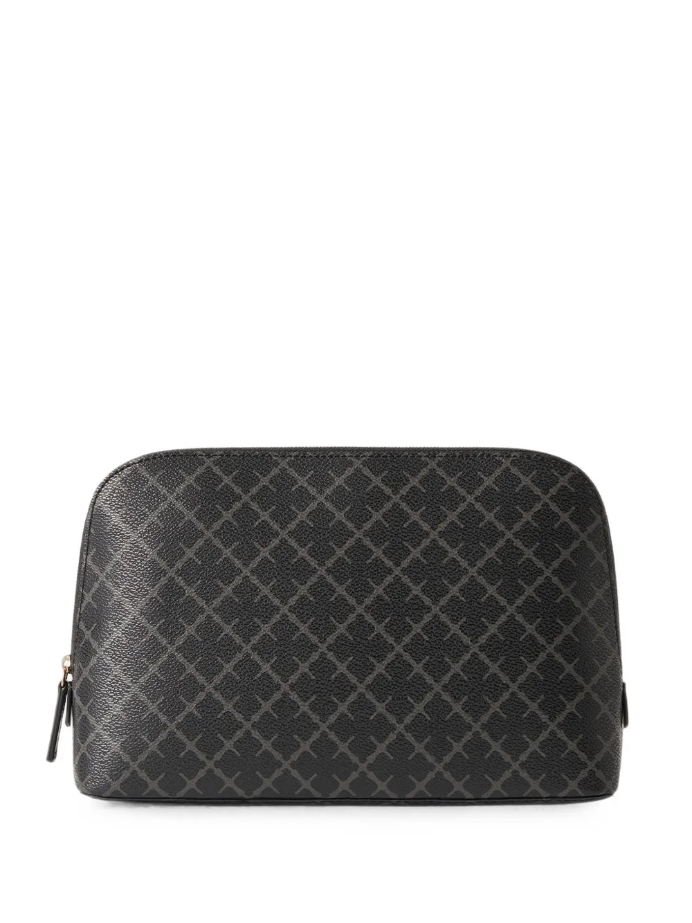 By Malene Birger medium Bae geometric-pattern makeup bag - Grigio
