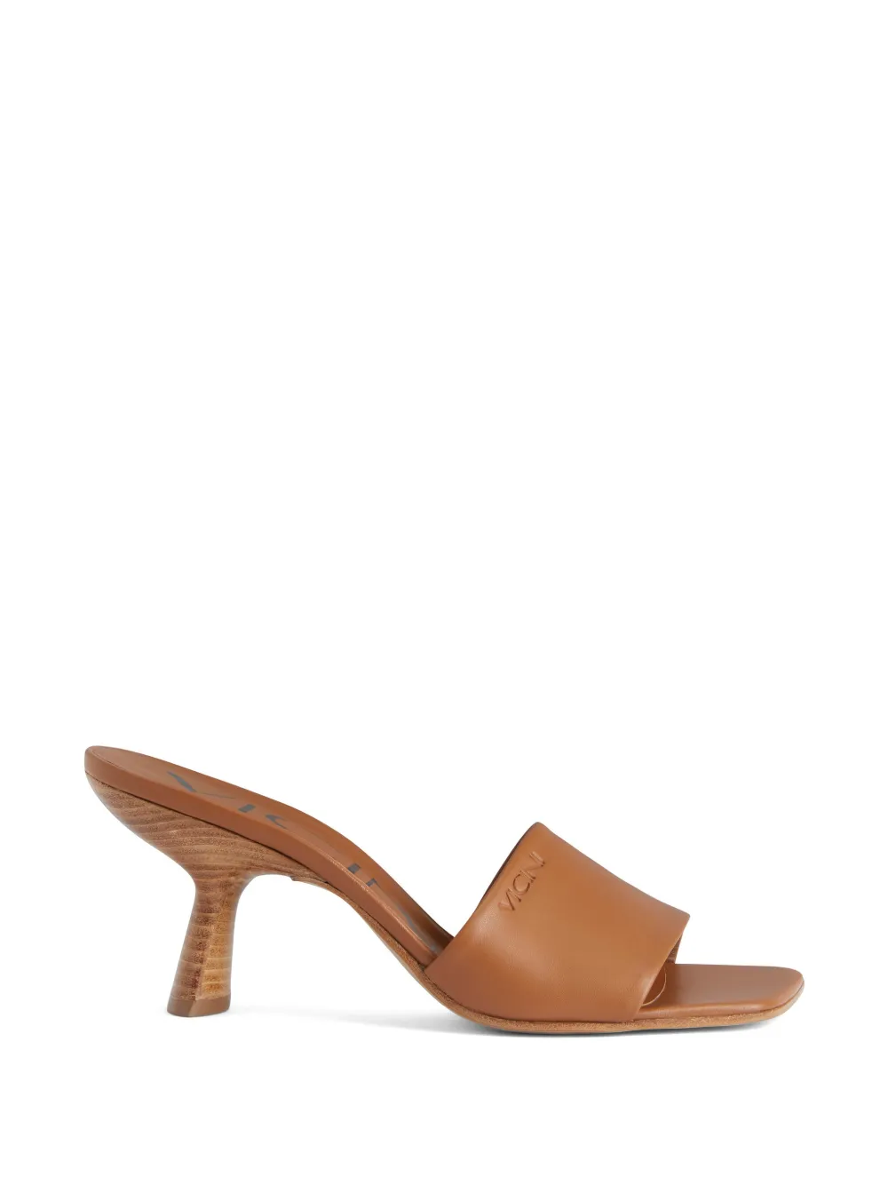 Giuseppe Zanotti square-toe leather mules Bruin