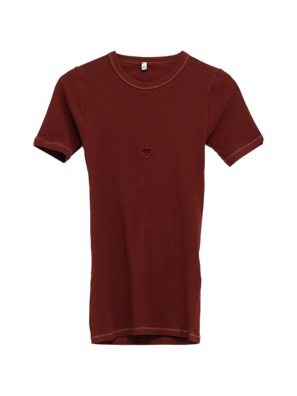 Baserange Heart ribbed T-shirt