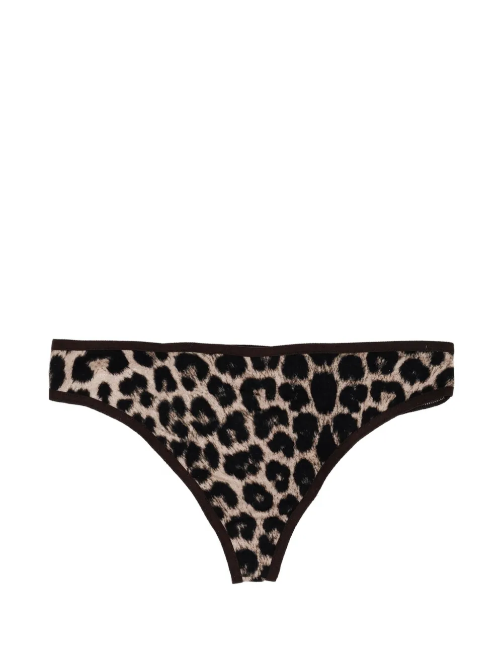 Baserange leopard-print briefs - Nude