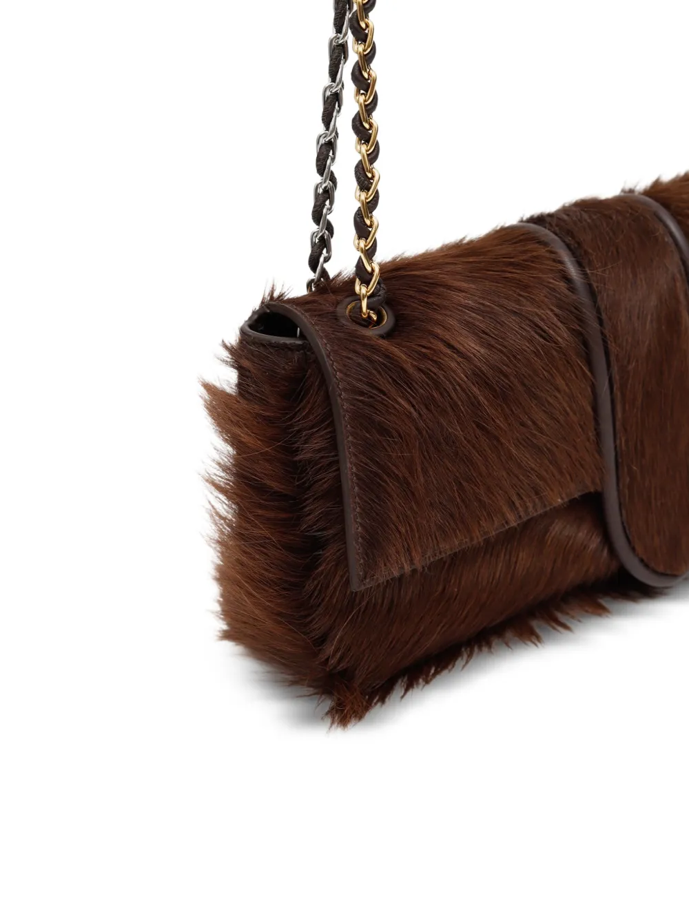 Jacquemus Le Bambino faux-fur Shoulder Bag | Brown | FARFETCH