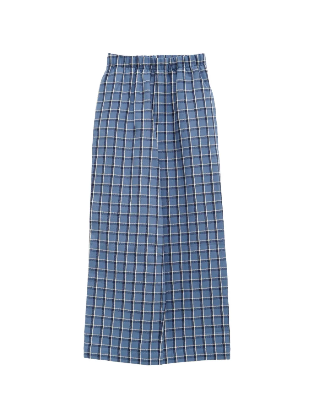 Baserange Claude plaid wide-leg trousers