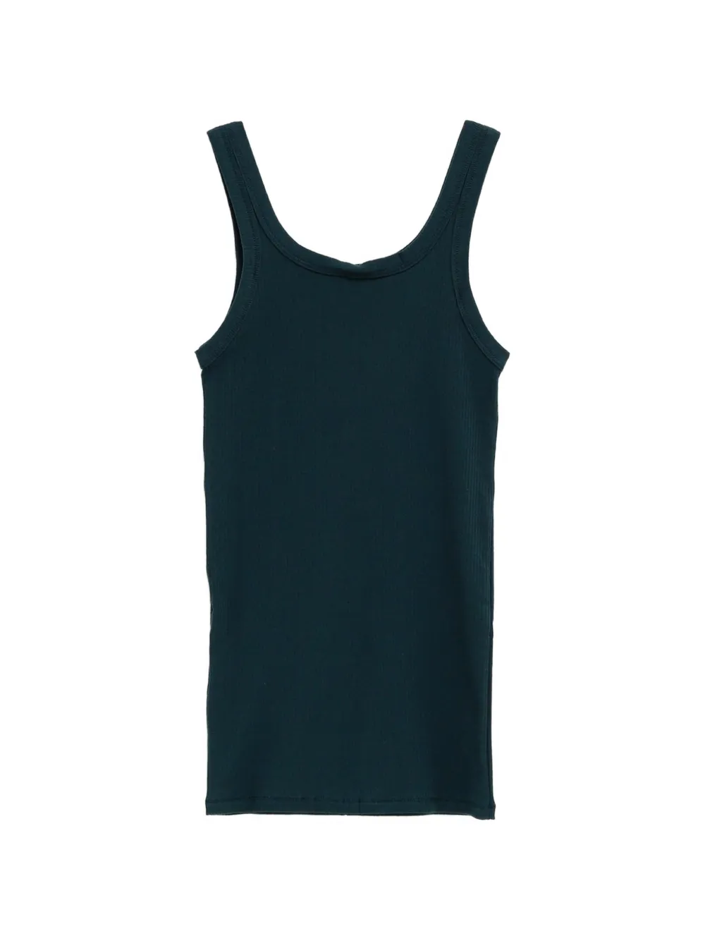 Baserange Heart ribgebreide tanktop Groen