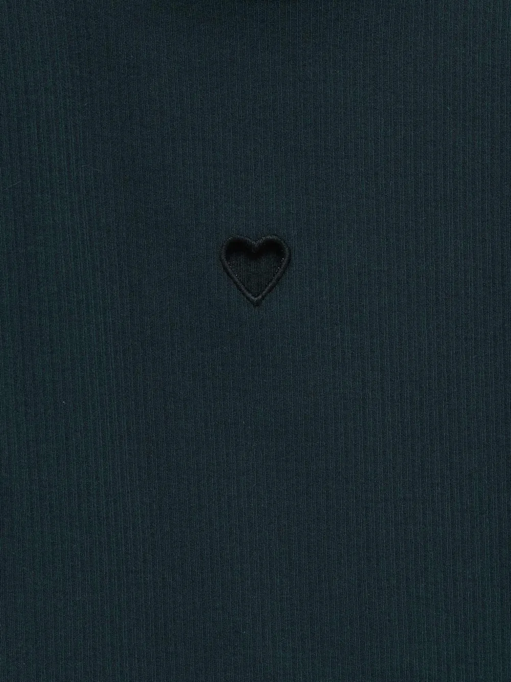 Baserange Heart ribgebreide tanktop Groen