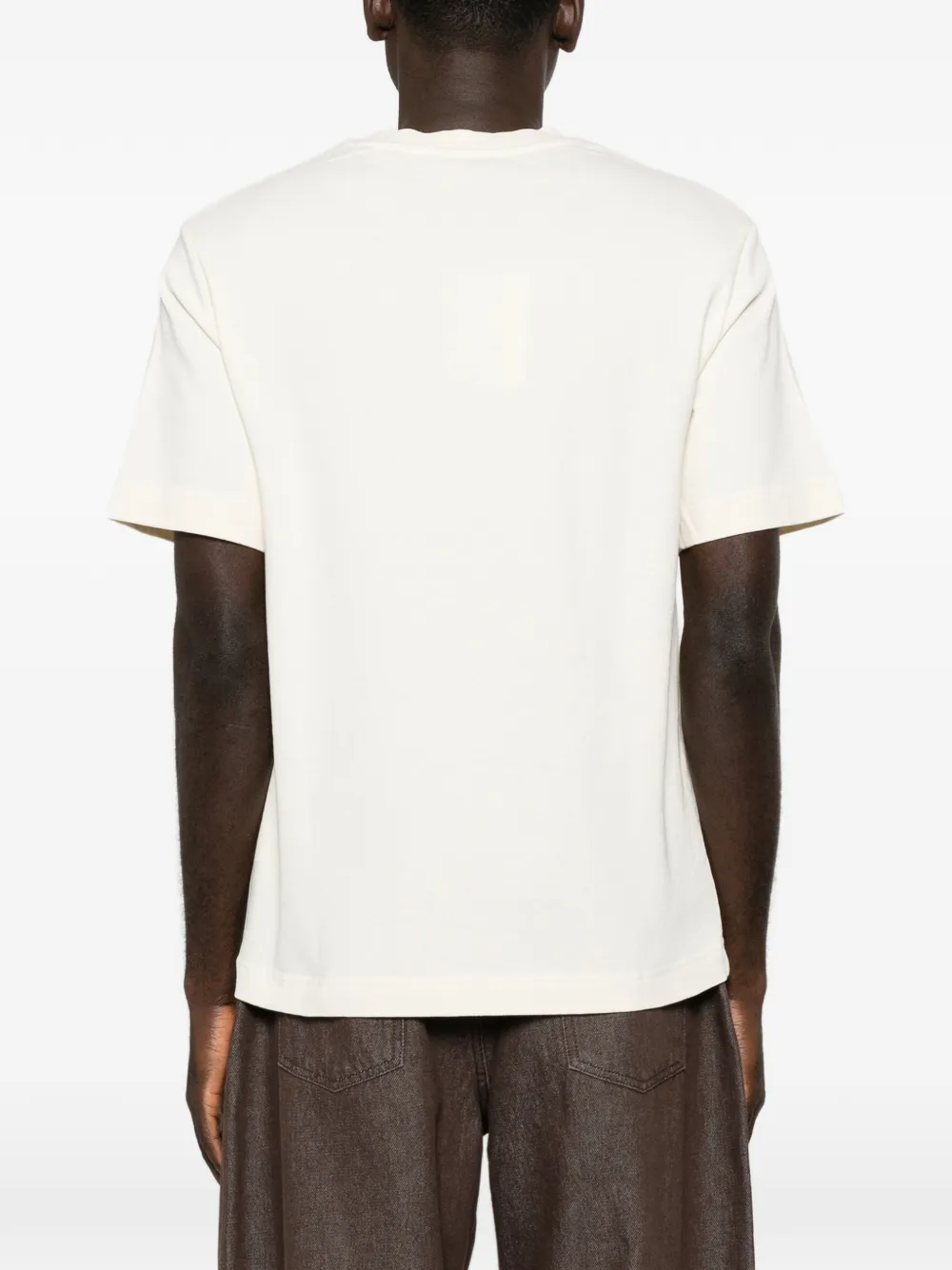 Jacquemus The Palmier T-shirt met borduurwerk Beige