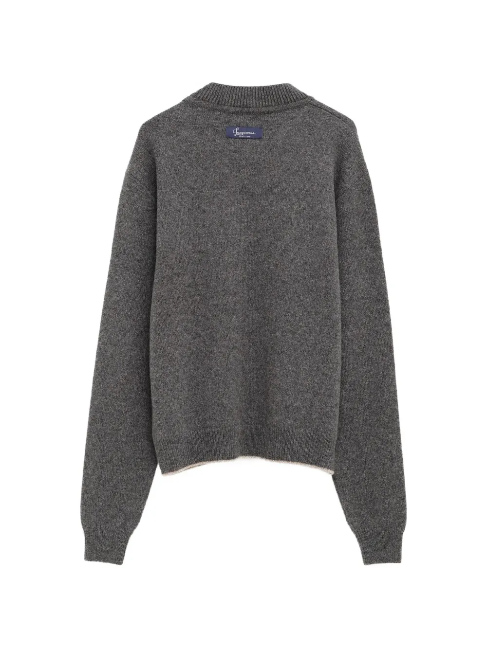 Jacquemus Wollen en zijden trui Grijs