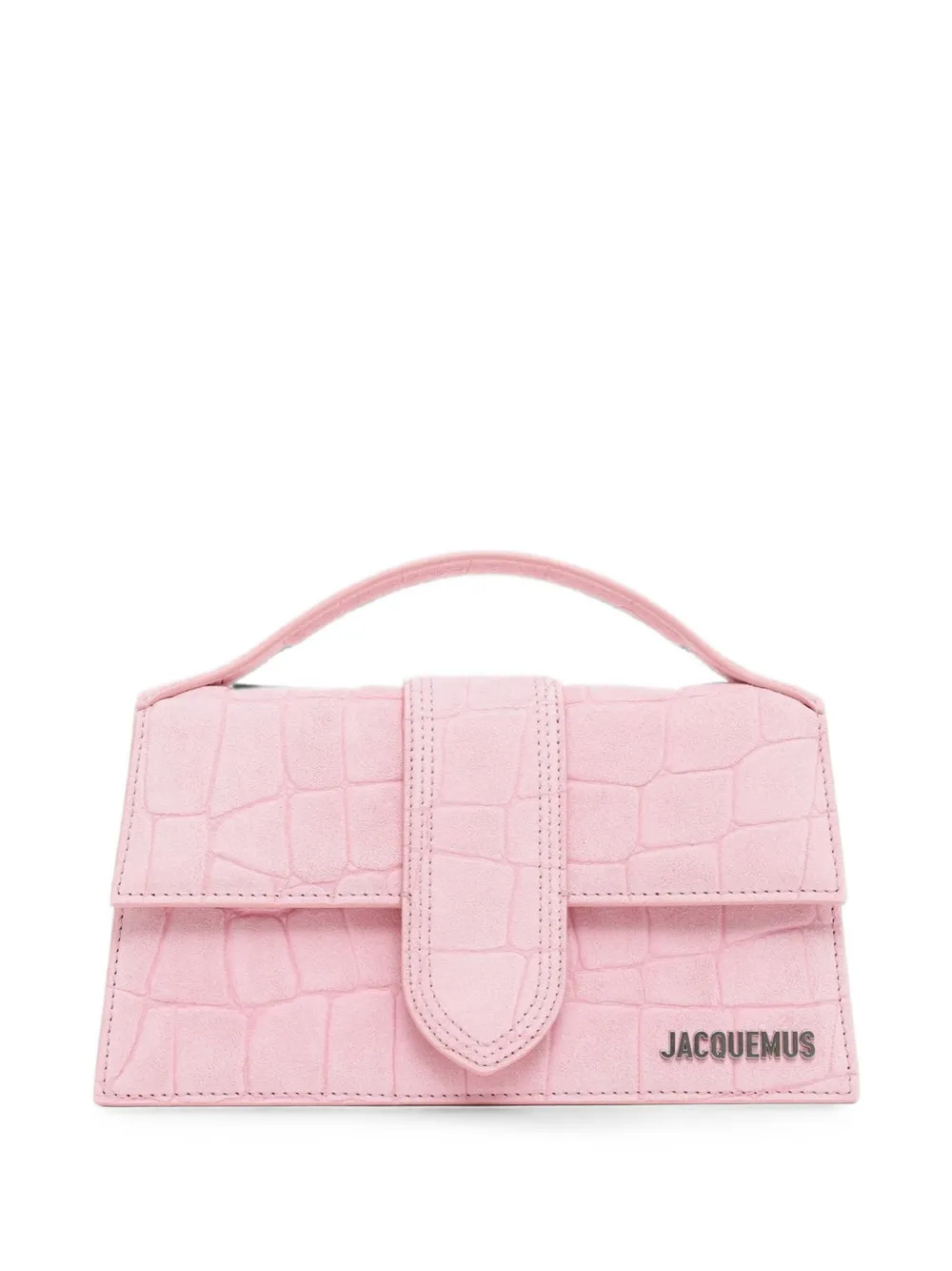 Jacquemus croc-effect Le Bambino shoulder bag - Rosa