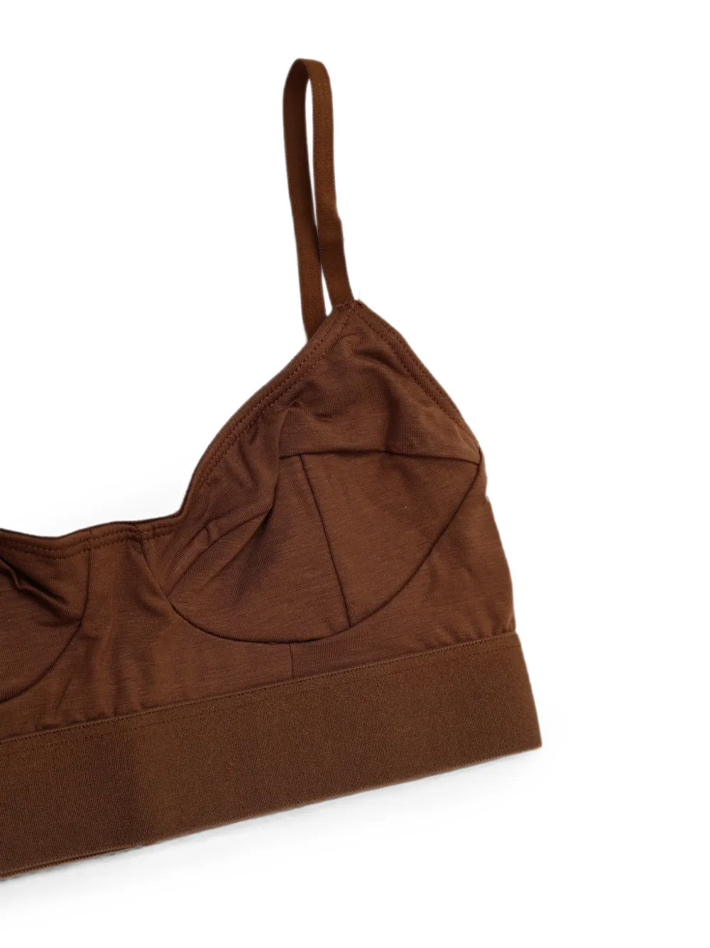 Baserange Bh met elastische band Bruin