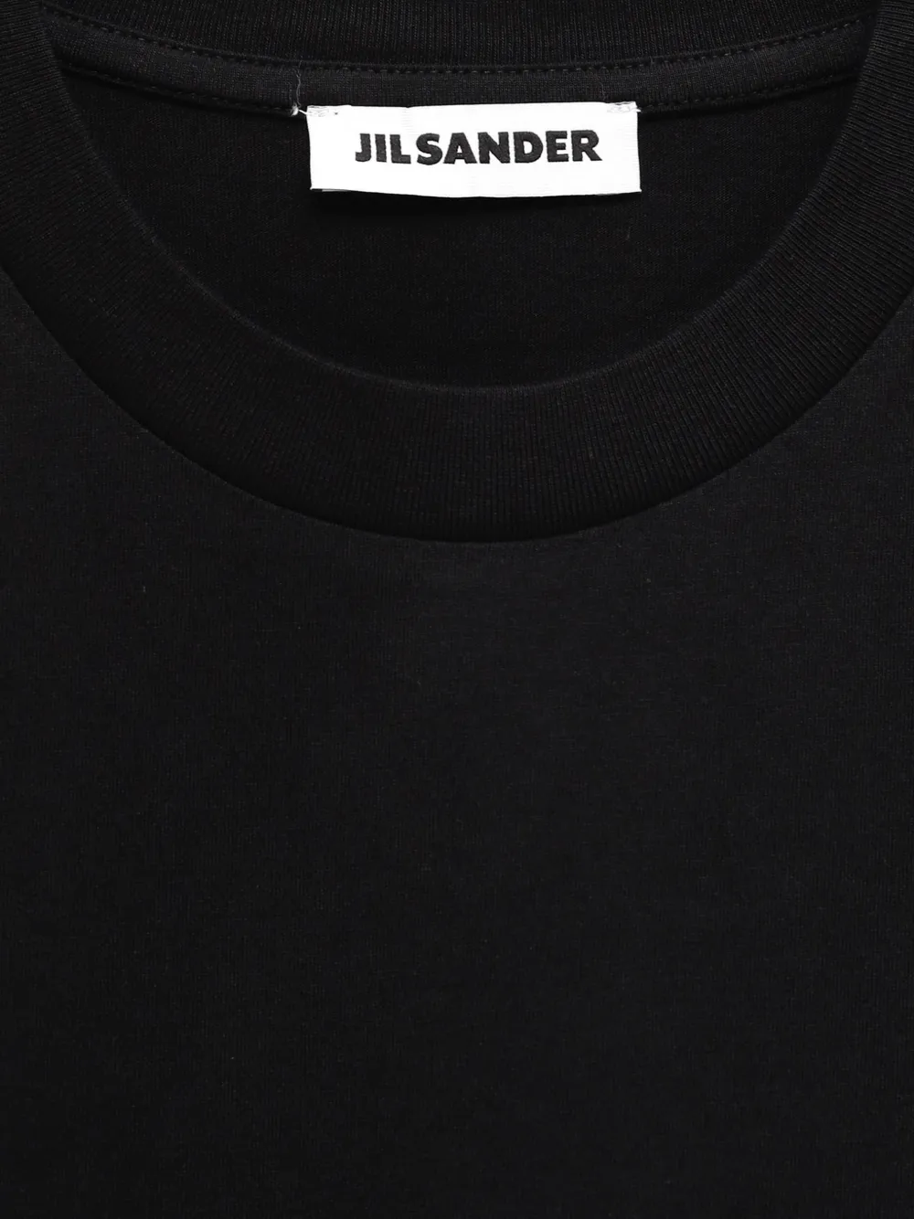 Jil Sander T-shirt met verlaagde schouders Zwart