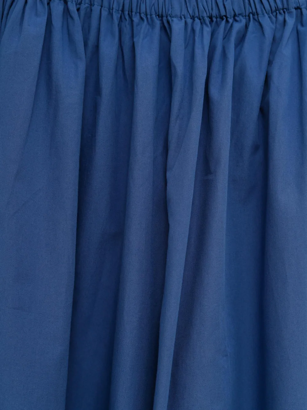 Baserange Cable broek met elastische tailleband Blauw