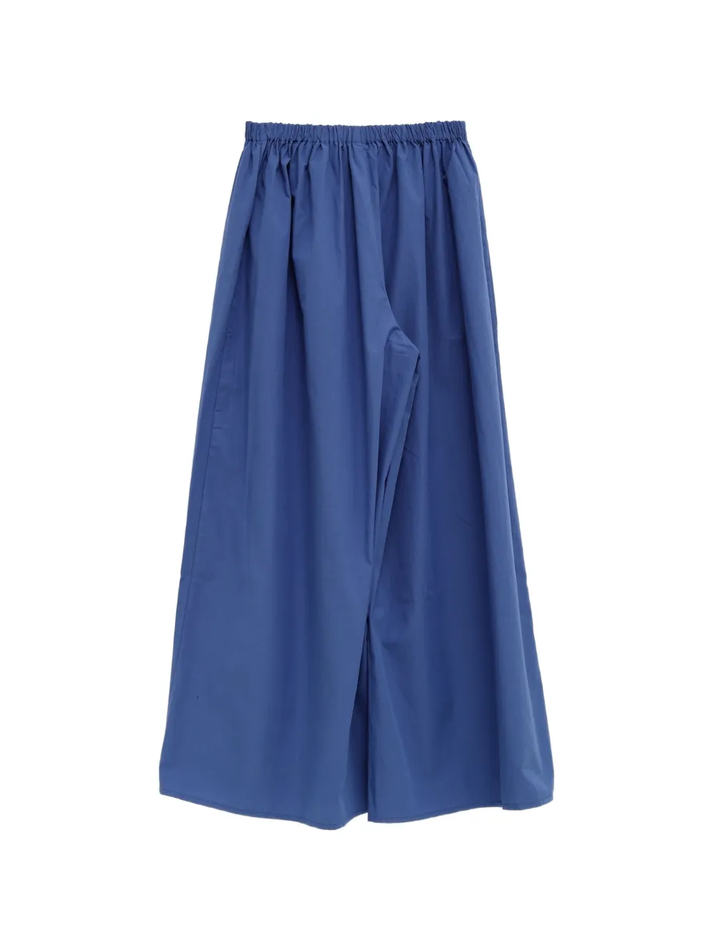 Baserange Cable broek met elastische tailleband Blauw